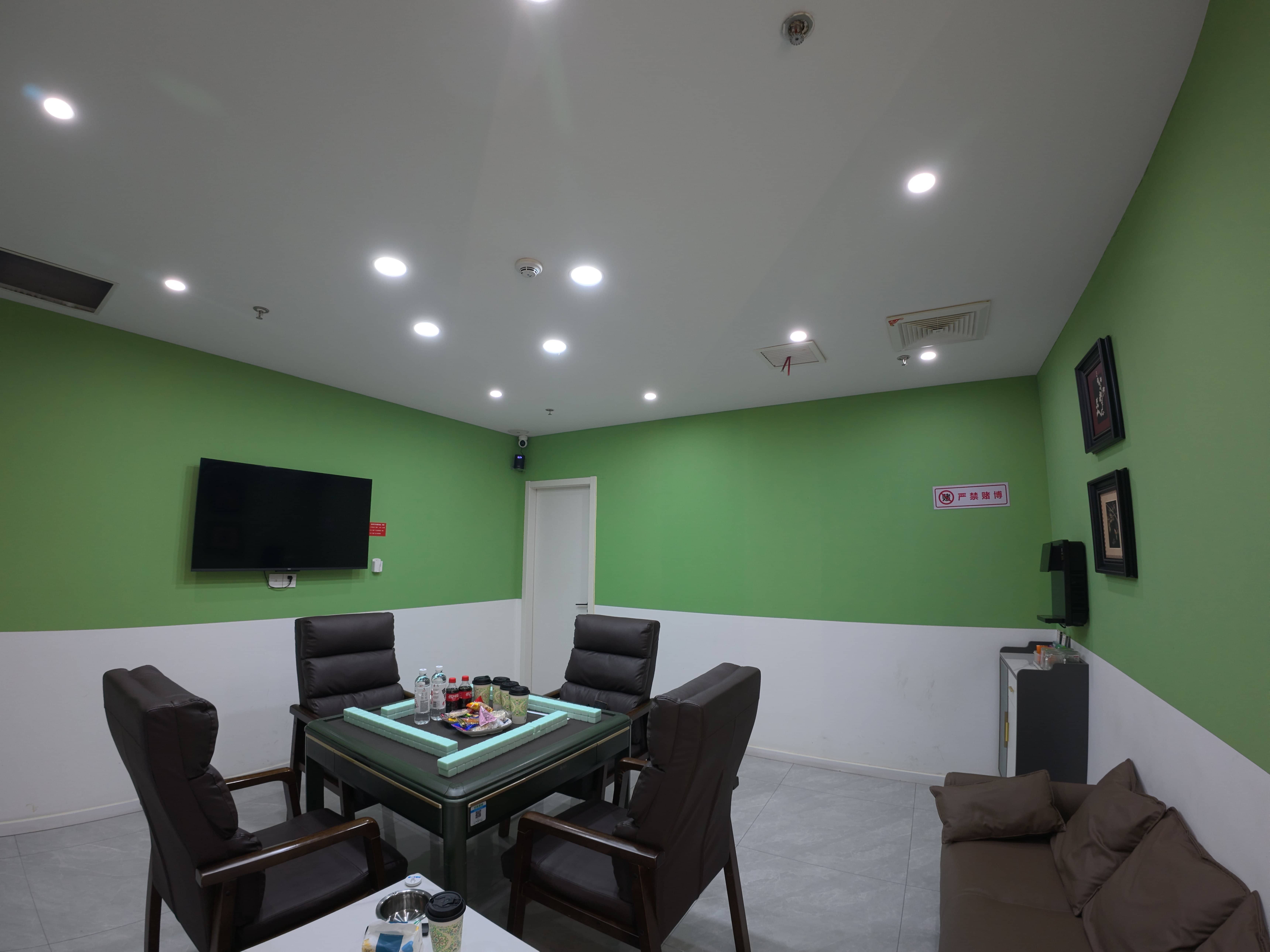 餐饮店二楼棋牌室案例